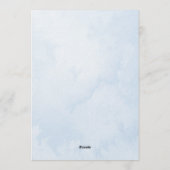 Let The Adventure Begin Mountain Bridal Shower Einladung (Rückseite)