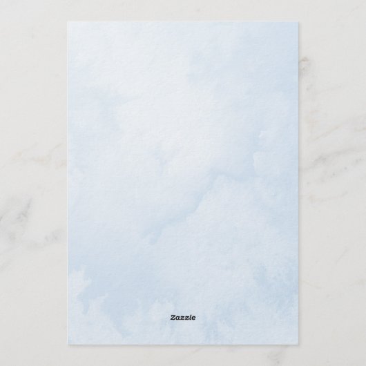 Let The Adventure Begin Mountain Bridal Shower Einladung (Rückseite)