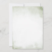 Let the Adventure Begin Woodland Baby Shower Einladung (Rückseite)