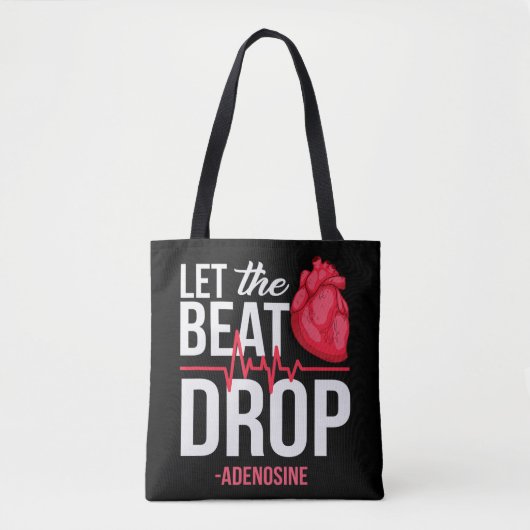 let The Beat Drop  Adenosine TeeLet the beat drop- Tasche (Vorderseite)