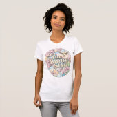 Let the Birds Sing — Spring Kaleidoscope Poetry T-Shirt (Vorne ganz)