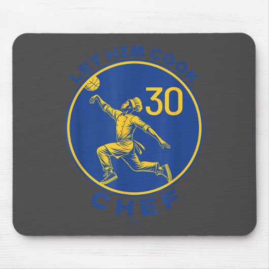 Let The Chef Cook Funny Basketball Court Legend Mo Mousepad (Vorne)