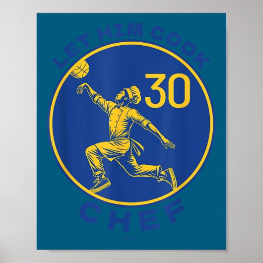 Let The Chef Cook Funny Basketball Court Legend Mo Poster (Vorne)