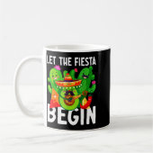 Let the fiesta begin funny cinco de mayo mexican L Kaffeetasse (Links)