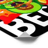 Let the fiesta begin funny cinco de mayo mexican L Poster (Ecke)