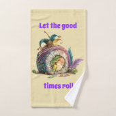 Let The Good Times Roll Mardi Gras Badhandtuch Set (Handtuch)