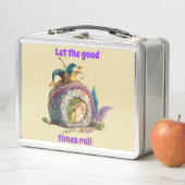 Let The Good Times Roll Mardi Gras Metall Brotdose (Beispiel)
