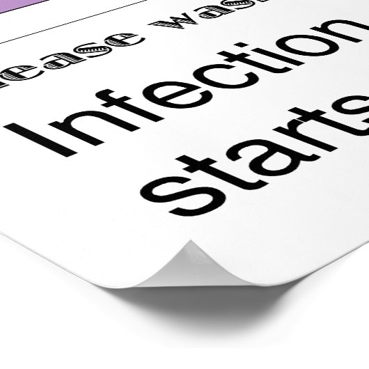 Let the Hand Do the Talking poster (Ecke)