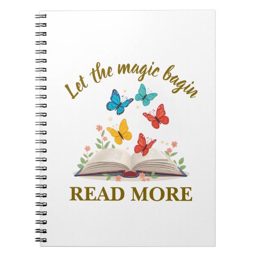 Let the Magic Begin Read More Notizblock (Vorderseite)
