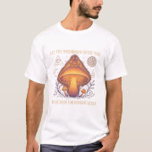 Let the Mushroom Guide You – Trippy Spiritual Tee (Vorderseite)