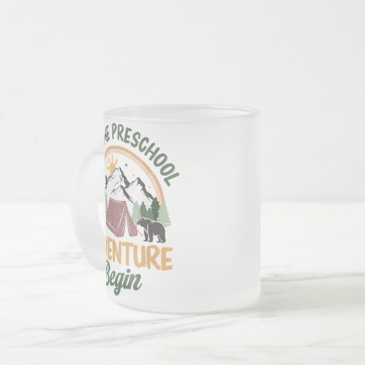 Let The Preschool Adventure Begin Camping Back To  Mattglastasse (Vorderseite Links)