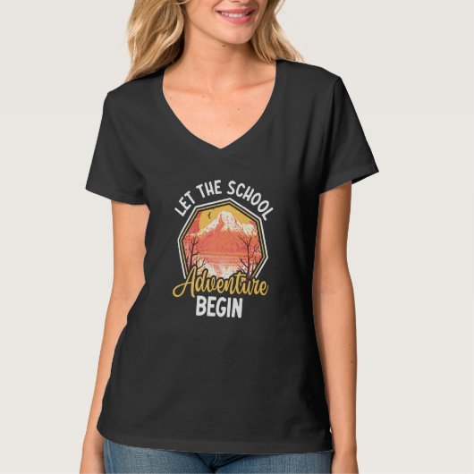 Let The School Adventure Begin T-Shirt (Vorderseite)