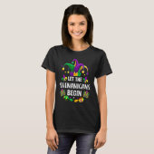 Let The Shenanigan Begin Mardi Gras Jester Men Wo T-Shirt (Vorne ganz)