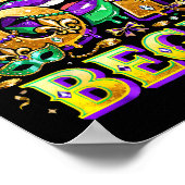 Let The Shenanigans 67 Begin Mardi Gras Quote _4  Poster (Ecke)