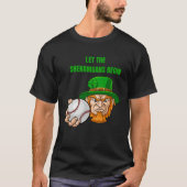 Let The Shenanigans Begin Baseball St Patrick's Da T-Shirt (Vorderseite)