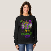 Let The Shenanigans Begin Gnomes Mardi Gras  Men W Sweatshirt (Vorne ganz)
