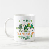 Let the Shenanigans Begin Gnomes St. Patrick’s Day Kaffeetasse (Links)