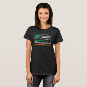 Let The Shenanigans Begin Irish American Flag St P T-Shirt (Vorne ganz)