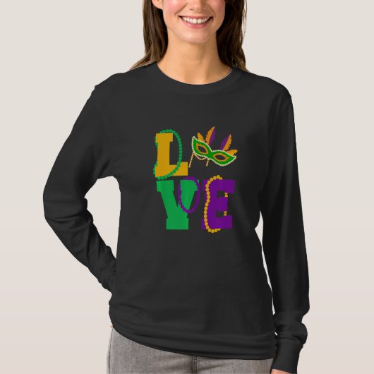 Let The Shenanigans begin Mardi Gras love y'all Pr T-Shirt (Vorderseite)