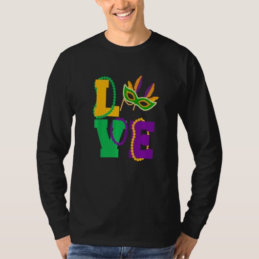 Let The Shenanigans begin Mardi Gras love y'all Pr T-Shirt (Vorderseite)