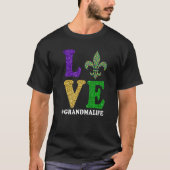 Let The Shenanigans begin Mardi Gras y'all grandma T-Shirt (Vorderseite)