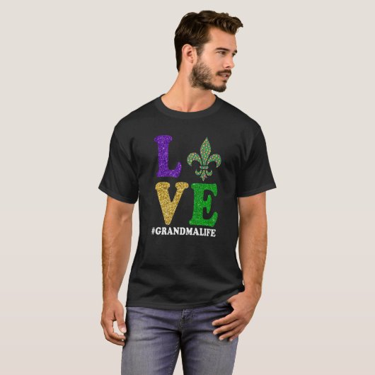 Let The Shenanigans begin Mardi Gras y'all grandma T-Shirt (Vorne ganz)