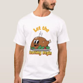 Let the Stuffing Begin Funny Thanksgiving Feast T-Shirt (Vorderseite)