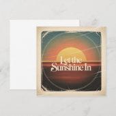 Let The Sunshine In Save The Date (Vorne/Hinten)