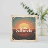 Let The Sunshine In Save The Date (Stehend Vorderseite)