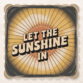 Let The Sunshine In Untersetzer (Vorderseite)