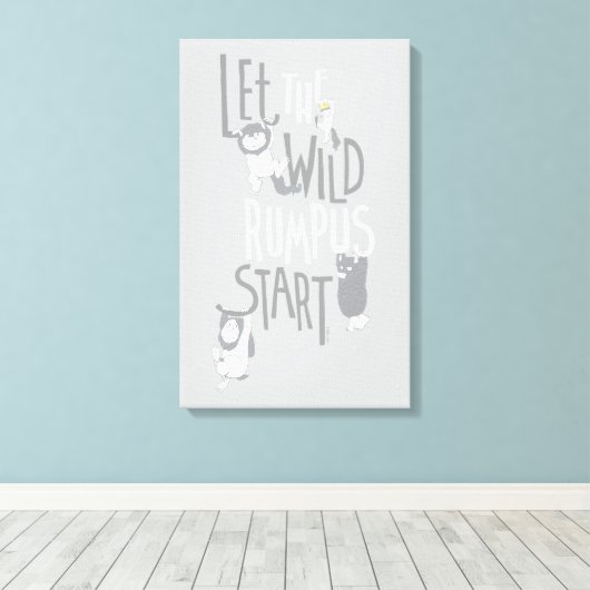 Let the Wild Rumpus Start Leinwanddruck (Insitu (Holzboden))