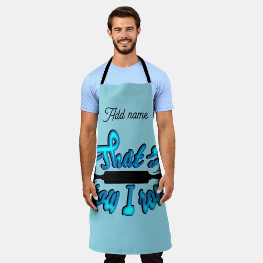 Let Them Cook Personalized Kitchen Schürze (Getragen)