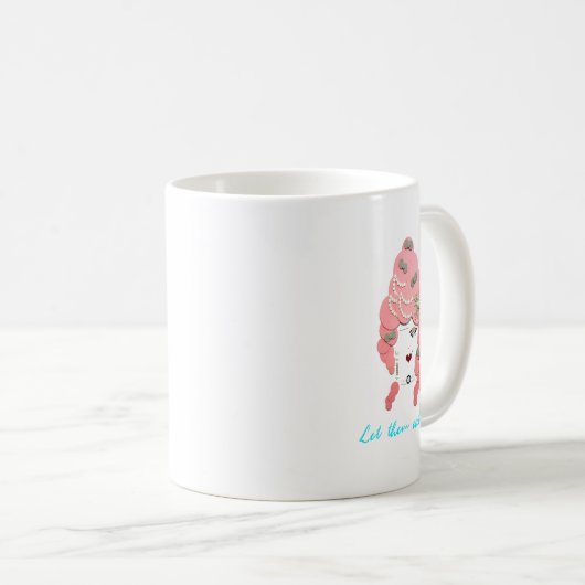 Let Them Eat Cake Kaffeetasse (VorderseiteRechts)