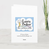 Let There Be Light Feiertagskarte (Rückseite)