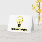Let There Be Light Karte (Gelbe Blume)