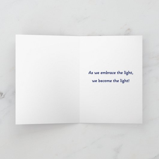 Let there be light karte (Innenseite)