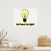 Let There Be Light Poster (Küche)