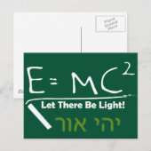 Let There Be Light Postkarte (Vorne/Hinten)