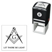 Let there be light rubber stamp permastempel (Beispiel)