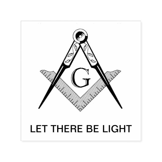 Let there be light rubber stamp permastempel (Design)