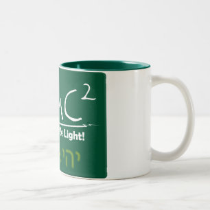 Let There Be Light Zweifarbige Tasse