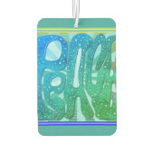 “Let There Be Peace” Air Freshener  Autolufterfrischer (Rückseite)