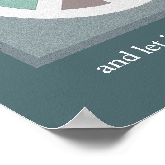 Let there be peace on earth poster (Ecke)