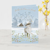 Let There Be Peace on Earth Winter Scene Karte (Gelbe Blume)