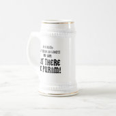 let there be purim bierglas (Vorderseite Links)