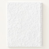 Let Words Bloom  – Pressed Floral Writing  Notizblock (Rückseite)