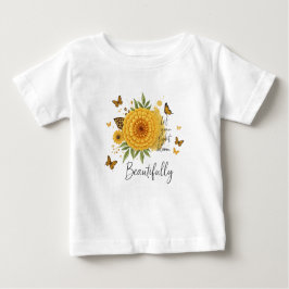 Let Your Light Bloom Design Baby T-shirt