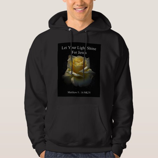 Let Your Light Shine For Jesus Hoodie by StanVG (Vorderseite)