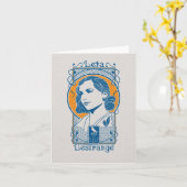 Leta Lestrange Illustration Karte (Gelbe Blume)