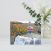 Letchworth Falls NY Postkarte (Stehend Vorderseite)
